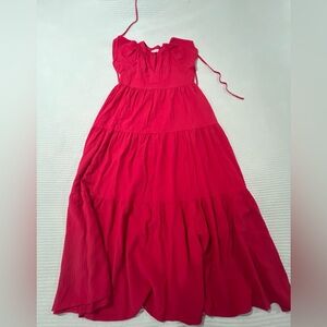 Calvin Klein Vibrant Maxi Pink Women’s Dress Size 4 NWT